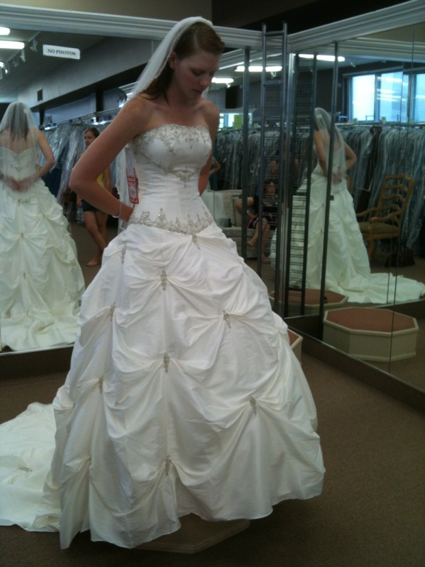 Princess Gown :  wedding ballgown ivory princess gown wedding dress Wedding Gown