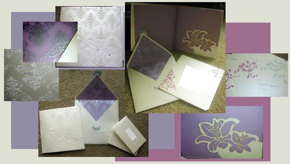 Laser cut pocket invites