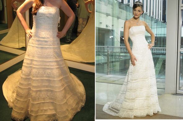 Dress shop got dress style wrong :  wedding NotLibby