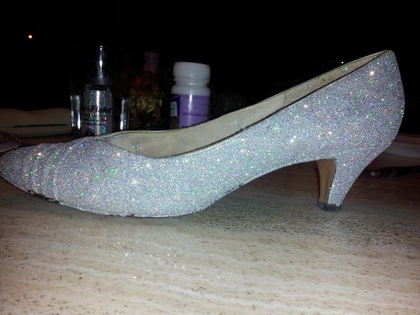 My DIY rhinestone shoes...need advic