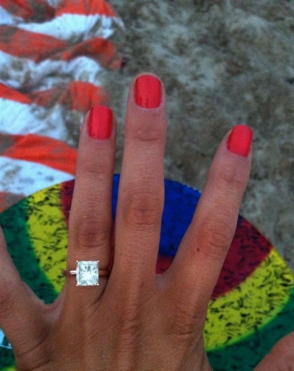 My gorgeous engagement ring!