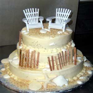 Beachy-licious Wedding Cakes!