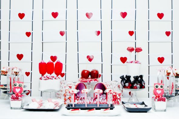 Love Letters Theme Candy & Desse