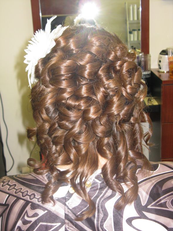 My Hair Trial Pix! :  wedding IMG 8132