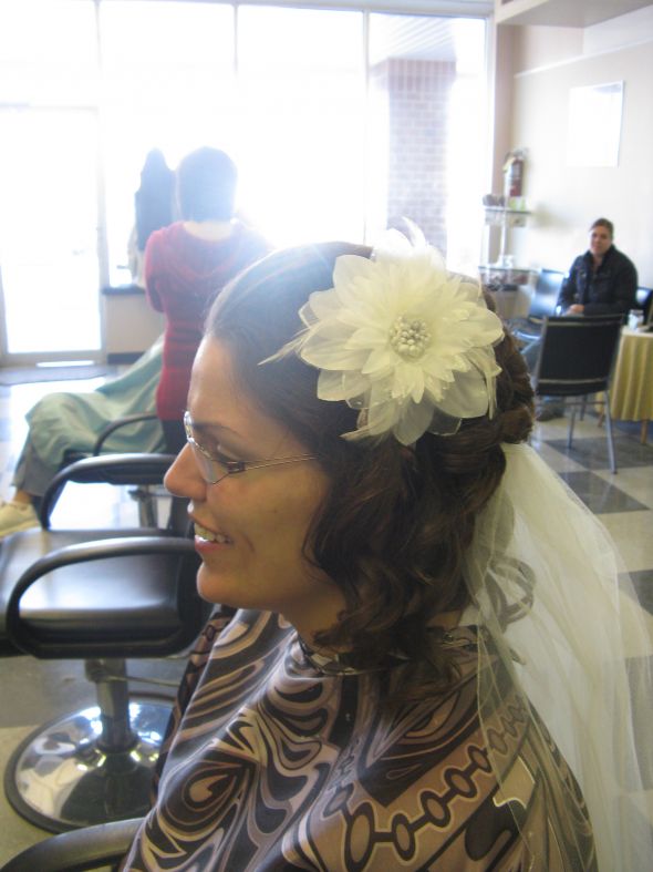 My Hair Trial Pix! :  wedding IMG 8142
