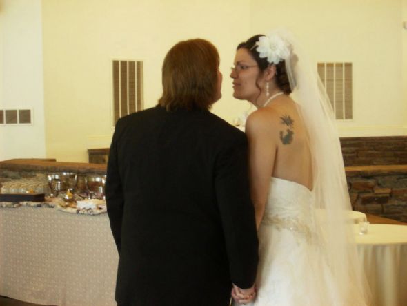 We're MARRIED!! :  wedding wedding were married wedding day Kiss