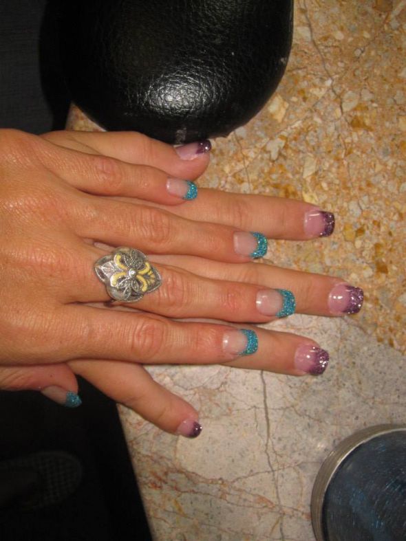 Nails for my wedding....Matrons in P