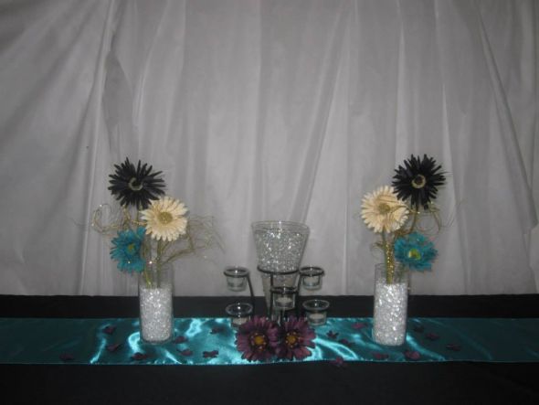 Head Table for the Rose Ceremony