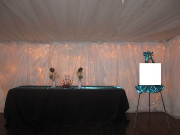 Our table for our Rose Ceremony