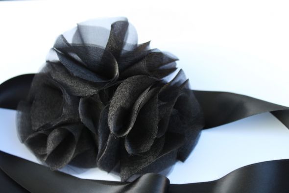 Beautiful Black Sash $18 : wedding black organza sash bridal bridesmaid rehearsal dinner shower Black Sash Closeup