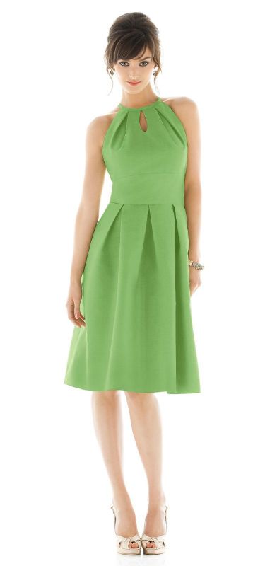 Alfred sung Halter Bridesmaid dress and a Bolero?  please help!