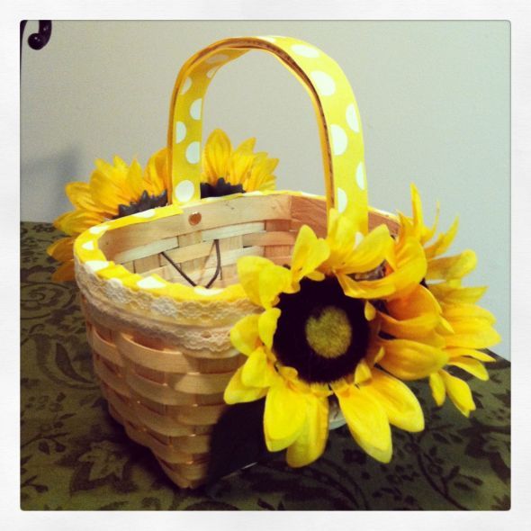 DIY Flower Girl Basket