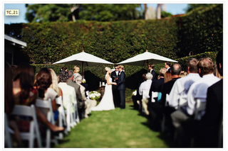 Outdoor ceremony: show me your focal point! :  wedding Umbrella Focal Point