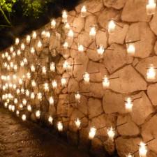 Decoration Help - Blank Wall :  wedding decoration ideas Candle Wall 2