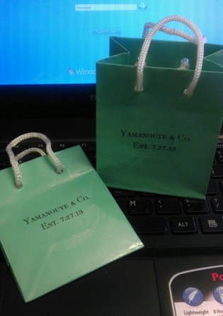 tiffany inspired gift bags