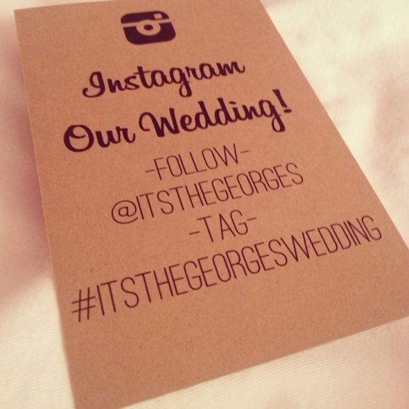 Instagram Our Wedding