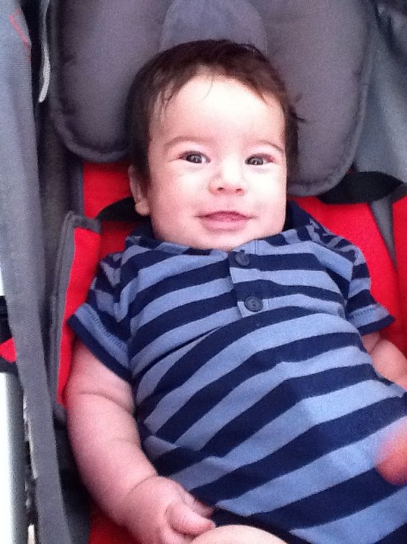 stroller without infant seat :  wedding Eli Smiling
