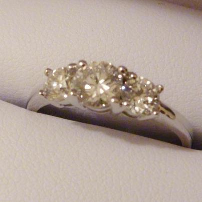 here is my engagement ring, what do 