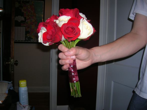 Show off your wholesale wedding flowers :  wedding BMbouquetTrial1