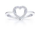Ultra thin eternity band : wedding eternity ultra thin band faux Tiffany Heart Ring