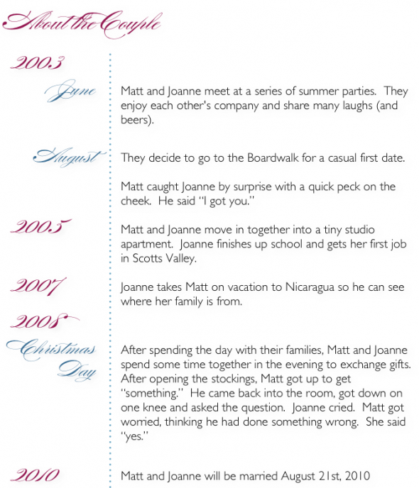 Website inspiration! :  wedding About Us