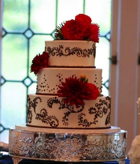 We picked out our cake! BUT...still need a cake topper, any ideas??? :  wedding cake topper wedding cake vintage wedding Cake