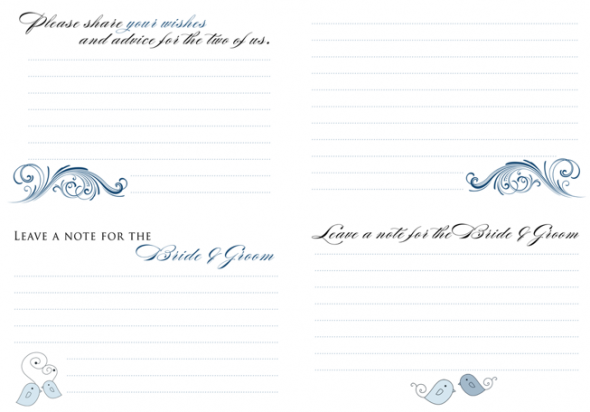 Designing the paper goods - programs? templates? Please share! : wedding diy paper stationary design Guestbook Cards