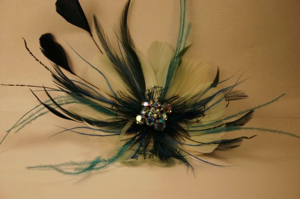 You're wedding day attire :  wedding Hair Flower