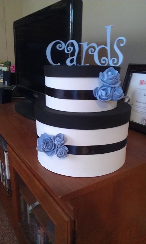 Diy wedding cardbox
