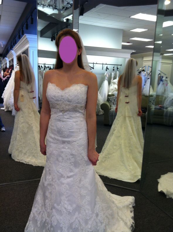 Casablanca 2072 My Wedding Dress! Sample was too big, but what do you think? : wedding casablanca casablanca 2072 Casablanca 2072