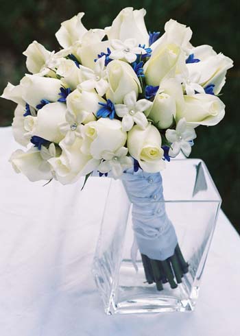  in white and blue DIY Flower Help Pics included wedding flowers 