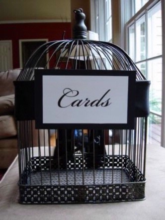 My antique store find Need help with bird cage wedding birdcage card