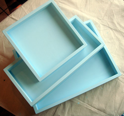 Beach Wedding : wedding beach sand Blue Tray
