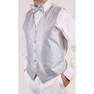 One of my groomsmen is a Big and Tall fella and I can't find a matching vest :  wedding groomsmen bigandtall xl vest matching help advise 1 Grey Vest