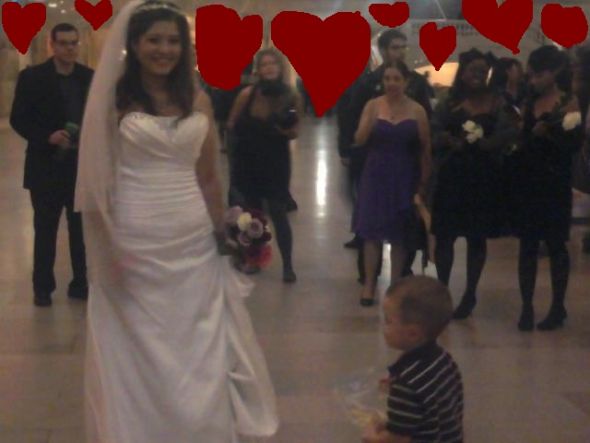Making all of your bouquets.....ON THE MORNING OF YOUR WEDDING! :  wedding ceremony diy flowers CeremonyFlowersEdited