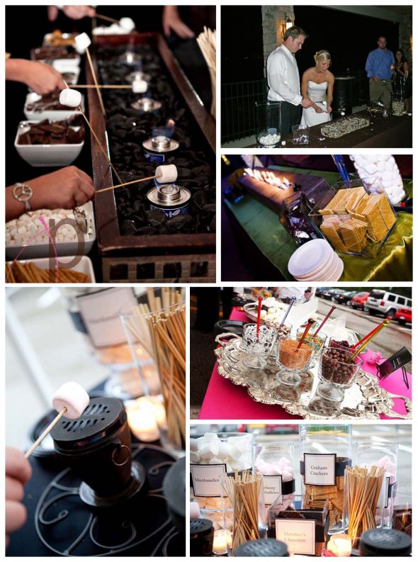 What do you think? Smores buffet . . . :  wedding food dessert smores 1 Publication1