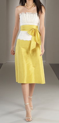 *sigh* Why do I only love informal dresses? :  wedding yellow print Picture 9