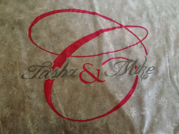 my DIY aisle runner