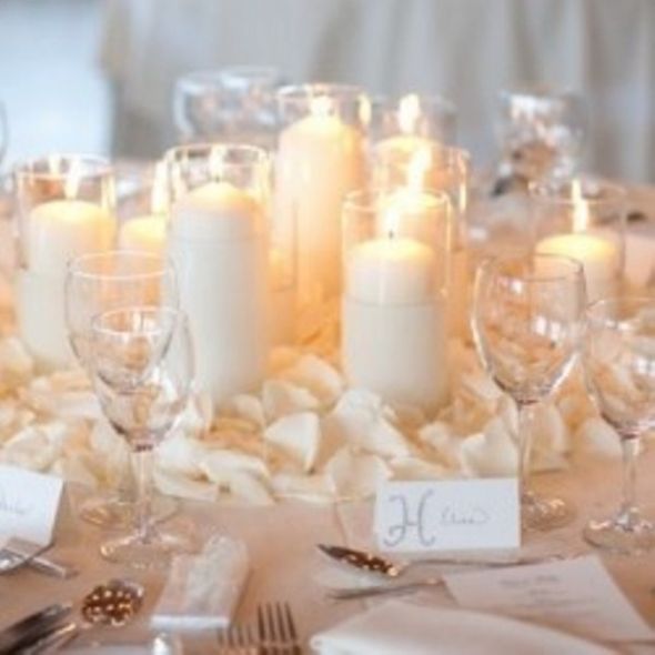 Candle centerpieces