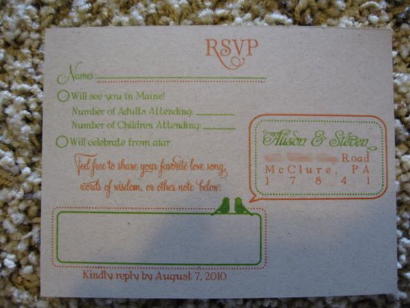My DIY Gocco Invitation Suite is Complete! (Picture Heavy...) :  wedding gocco diy invitation map postcard embossing stamp IMG 1669