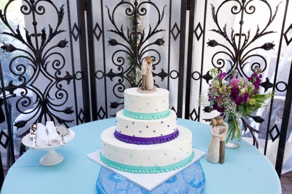 Oval Wedding Cake
