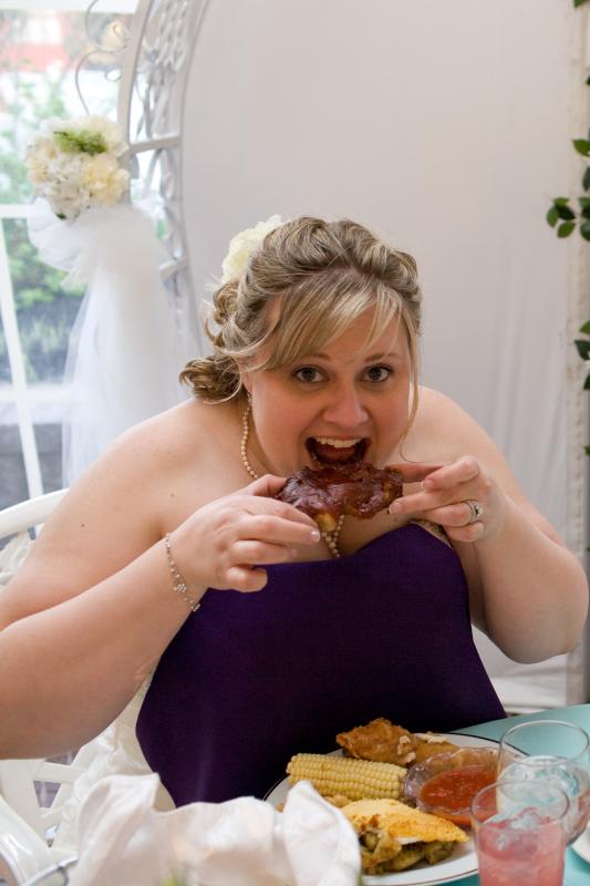 I want my babyback, babyback, babyback... :  wedding YUM