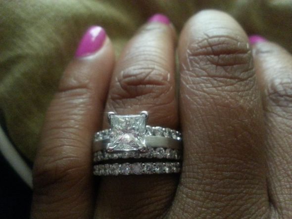 10 year anniversary ring! Added band