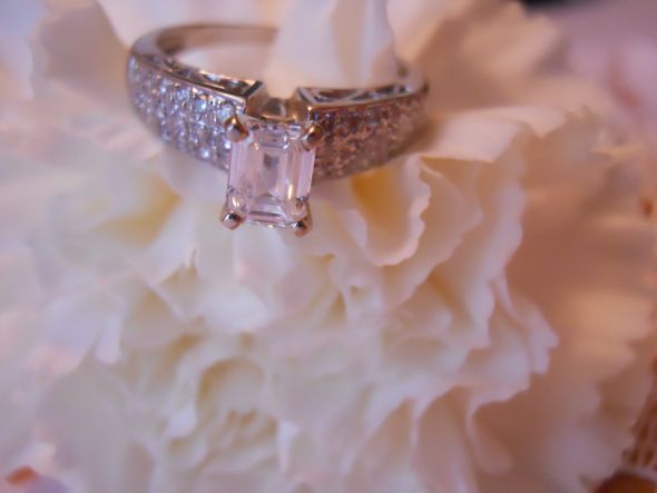My first attempt at ring photoshoot, just got engaged on 6-11 :D :  wedding Ring Carnation