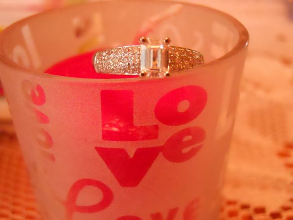 My first attempt at ring photoshoot, just got engaged on 6-11 :D :  wedding Ring Love