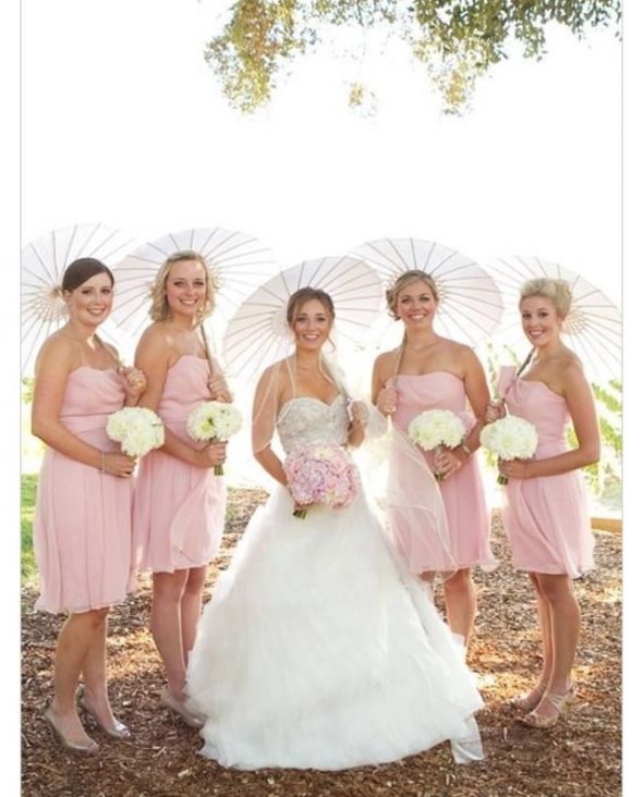 parasols for bridesmaids