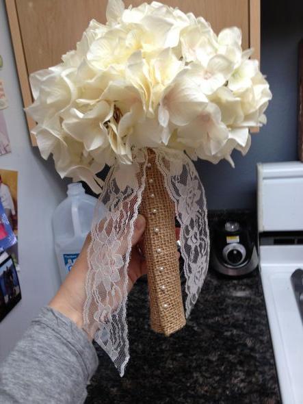 My DIY silk flower boquets & bou