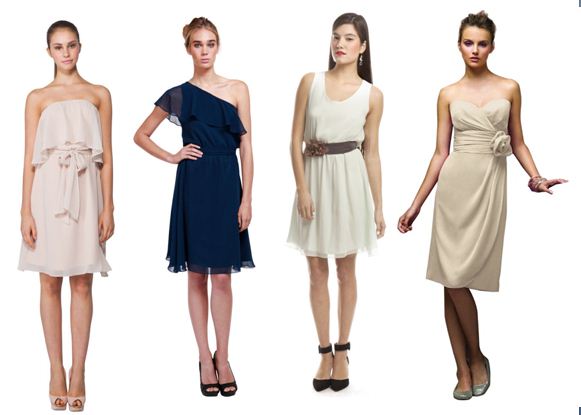 Brideside.me Mix and Match Dresses