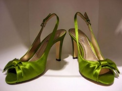 share your wedding shoes! :  wedding wedding shoes Green Shoes