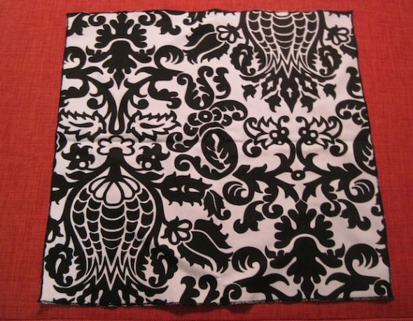 For Sale: 14 Black & White Damask Table Squares & 3 Runners : wedding damask black and white table square runner black white reception Damask 1